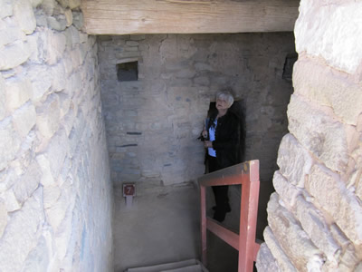 inside a stairwell